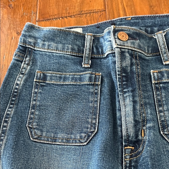 GAP Women's Blue 70’s Flare Jeans - Picture 3 of 4